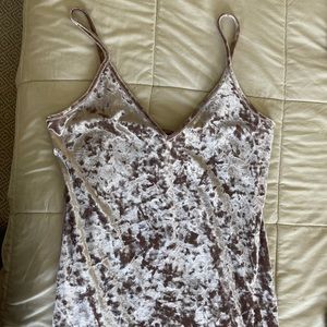 Forever 21 Crushed Velvet Bodycon Dress